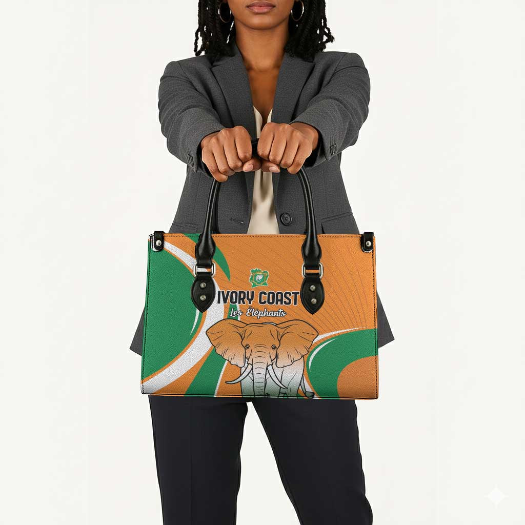 Ivory Coast Football Leather Bag Les Elephants Spirit - African Pride