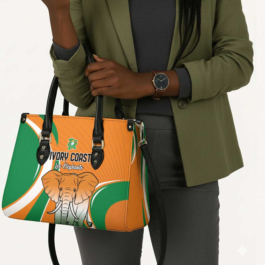 Ivory Coast Football Leather Bag Les Elephants Spirit - African Pride