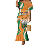 Custom Ivory Coast Football Mermaid Dress Les Elephants Spirit LT18