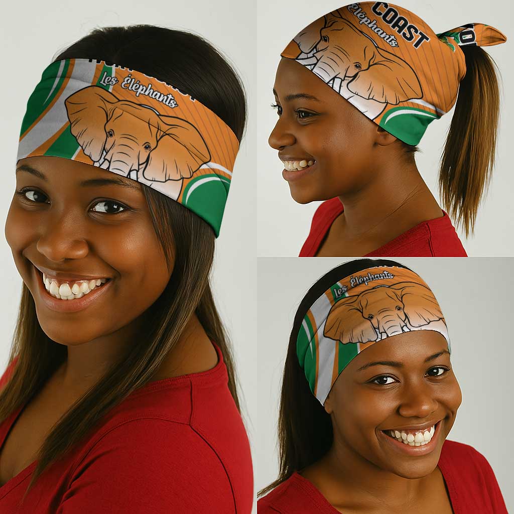 Ivory Coast Football Neck Gaiter Les Elephants Spirit - African Pride