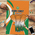 Ivory Coast Football Puzzle Les Elephants Spirit - African Pride