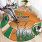 Ivory Coast Football Round Carpet Les Elephants Spirit - African Pride