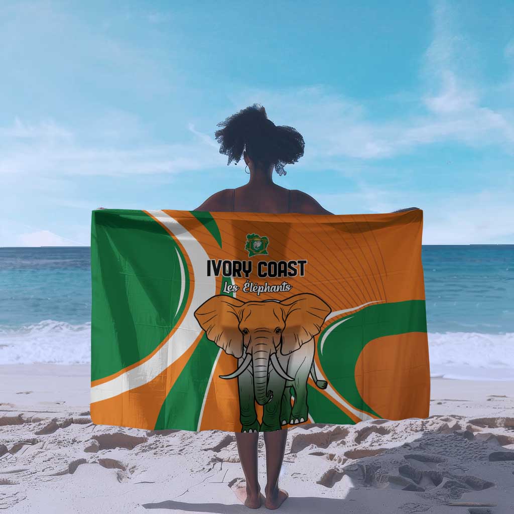 Ivory Coast Football Sarong Les Elephants Spirit - African Pride