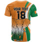 Custom Ivory Coast Football T shirt Les Elephants Spirit LT18