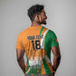 Custom Ivory Coast Football T shirt Les Elephants Spirit LT18