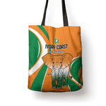 Ivory Coast Football Tote Bag Les Elephants Spirit - African Pride