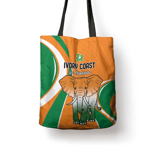 Ivory Coast Football Tote Bag Les Elephants Spirit - African Pride