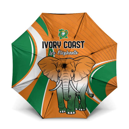 Ivory Coast Football Umbrella Les Elephants Spirit - African Pride