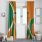 Ivory Coast Football Window Curtain Les Elephants Spirit - African Pride