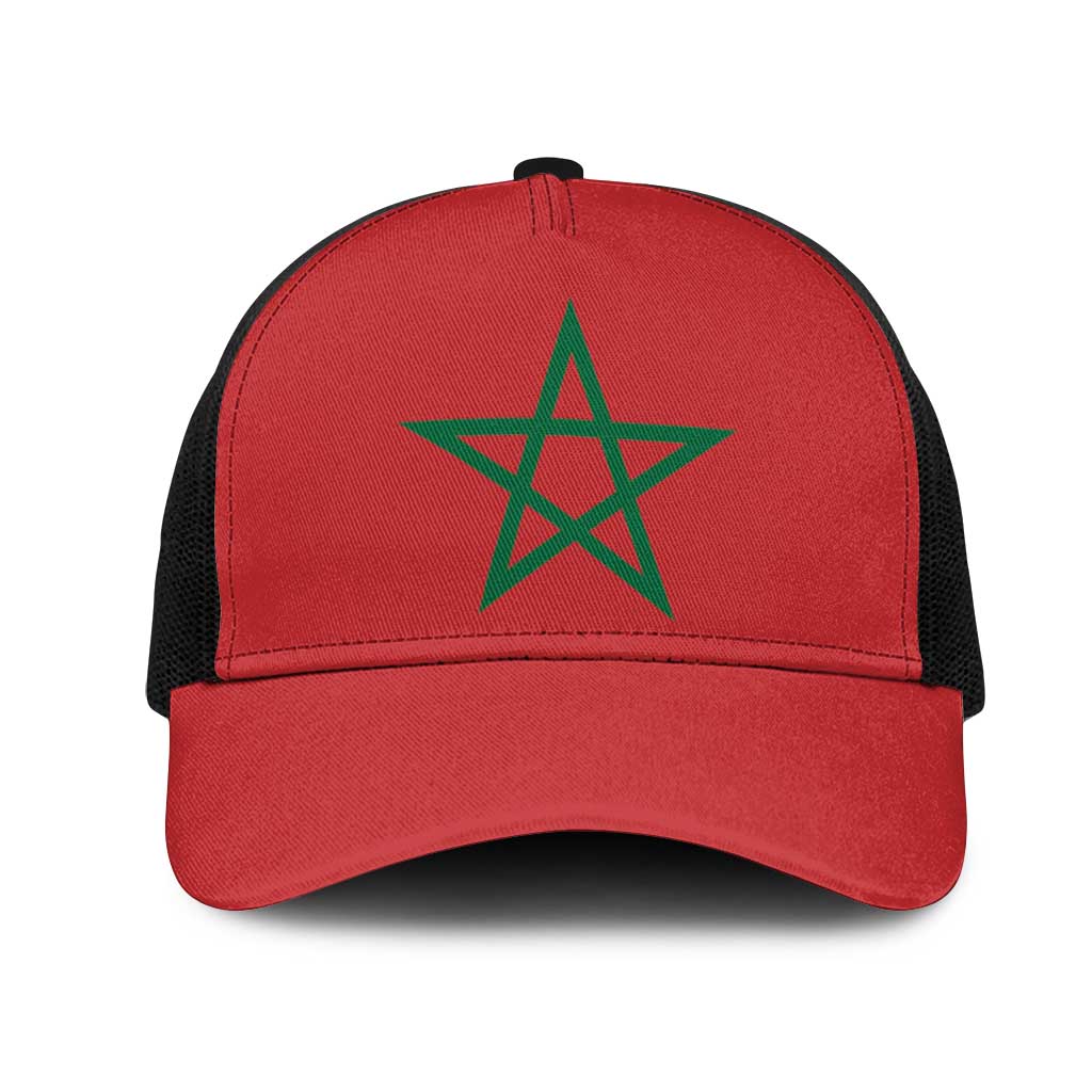 Morocco Baseball Net Cap Flag Color Inspiration - African Pride