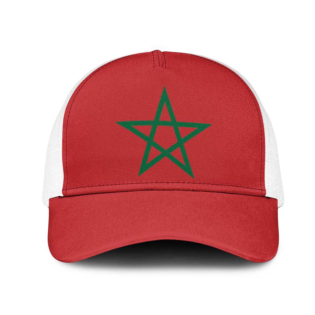 Morocco Baseball Net Cap Flag Color Inspiration - African Pride