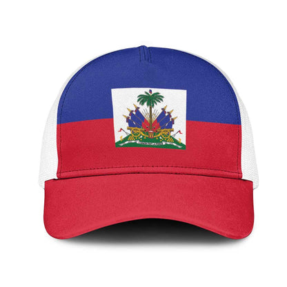 Haiti Mesh Trucker Cap Flag Color Inspiration - African Pride