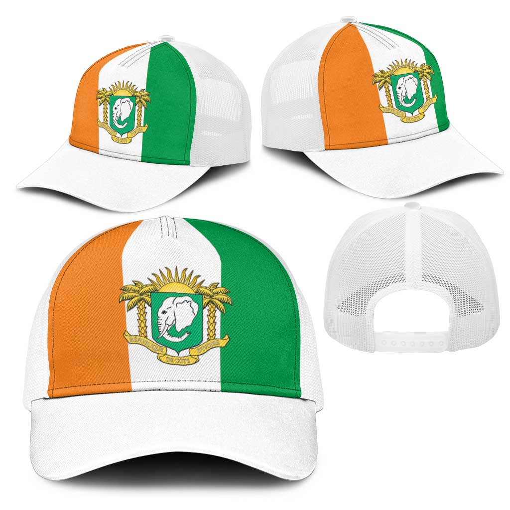 Ivory Coast Baseball Net Cap Flag Color Inspiration - African Pride