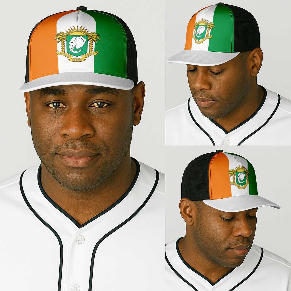 Ivory Coast Baseball Net Cap Flag Color Inspiration - African Pride