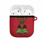 Personalized Afro-Haitians 1964 AirPods Case Coat Of Arms Flag Style