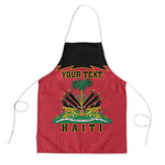 Personalized Afro-Haitians 1964 Apron Coat Of Arms Flag Style