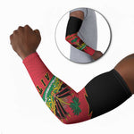 Personalized Afro-Haitians 1964 Arm Sleeves Coat Of Arms Flag Style