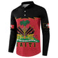 Personalized Afro-Haitians 1964 Button Sweatshirt Coat Of Arms Flag Style
