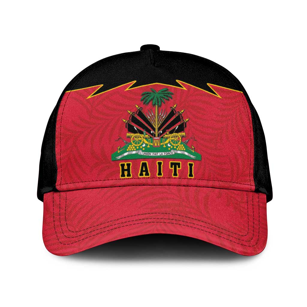 Afro-Haitians 1964 Classic Cap Coat Of Arms Flag Style - African Pride
