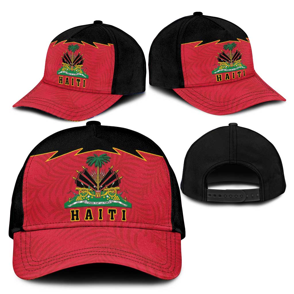 Afro-Haitians 1964 Classic Cap Coat Of Arms Flag Style - African Pride