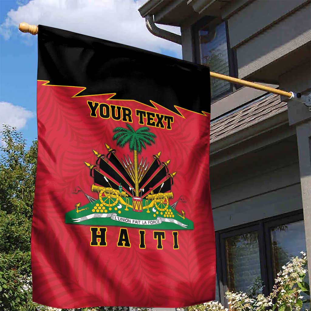 Personalized Afro-Haitians 1964 Garden Flag Coat Of Arms Flag Style - African Pride