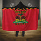 Personalized Afro-Haitians 1964 Hooded Blanket Coat Of Arms Flag Style - African Pride