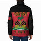 Personalized Afro-Haitians 1964 Padded Jacket Coat Of Arms Flag Style