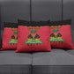 Personalized Afro-Haitians 1964 Pillow Cover Coat Of Arms Flag Style