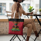 Personalized Afro-Haitians 1964 Tote Bag Coat Of Arms Flag Style