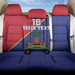 Custom Afro Haiti Football Back Car Seat Cover Les Grenadiers - African Pride