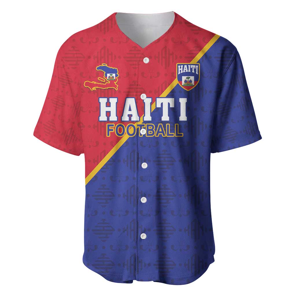 Custom Afro Haiti Football Baseball Jersey Les Grenadiers - African Pride