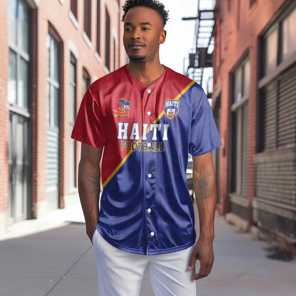 Custom Afro Haiti Football Baseball Jersey Les Grenadiers - African Pride