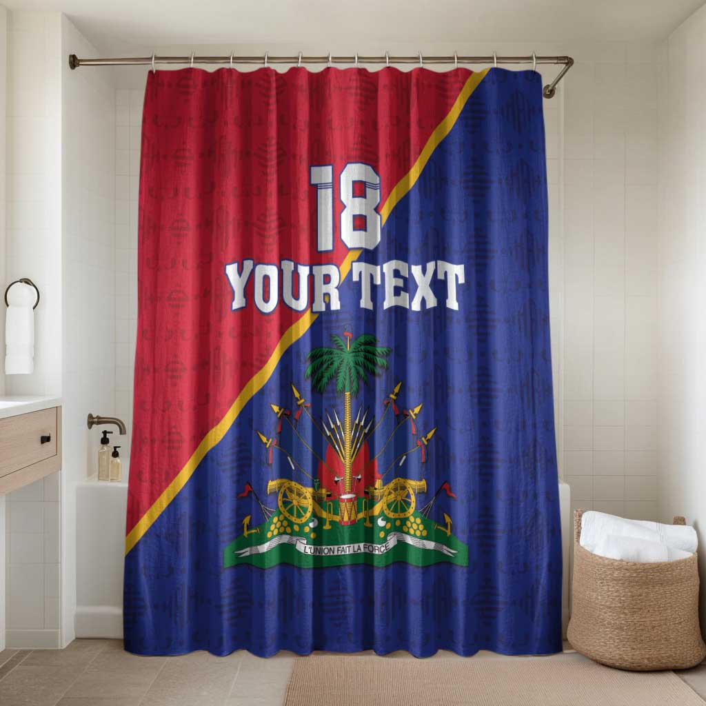 Custom Afro Haiti Football Bathroom Set Les Grenadiers