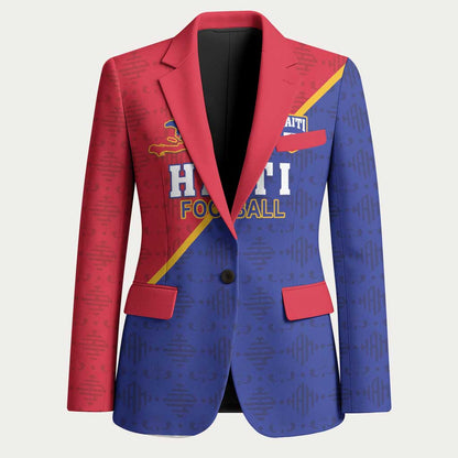 Custom Afro Haiti Football Blazer Les Grenadiers