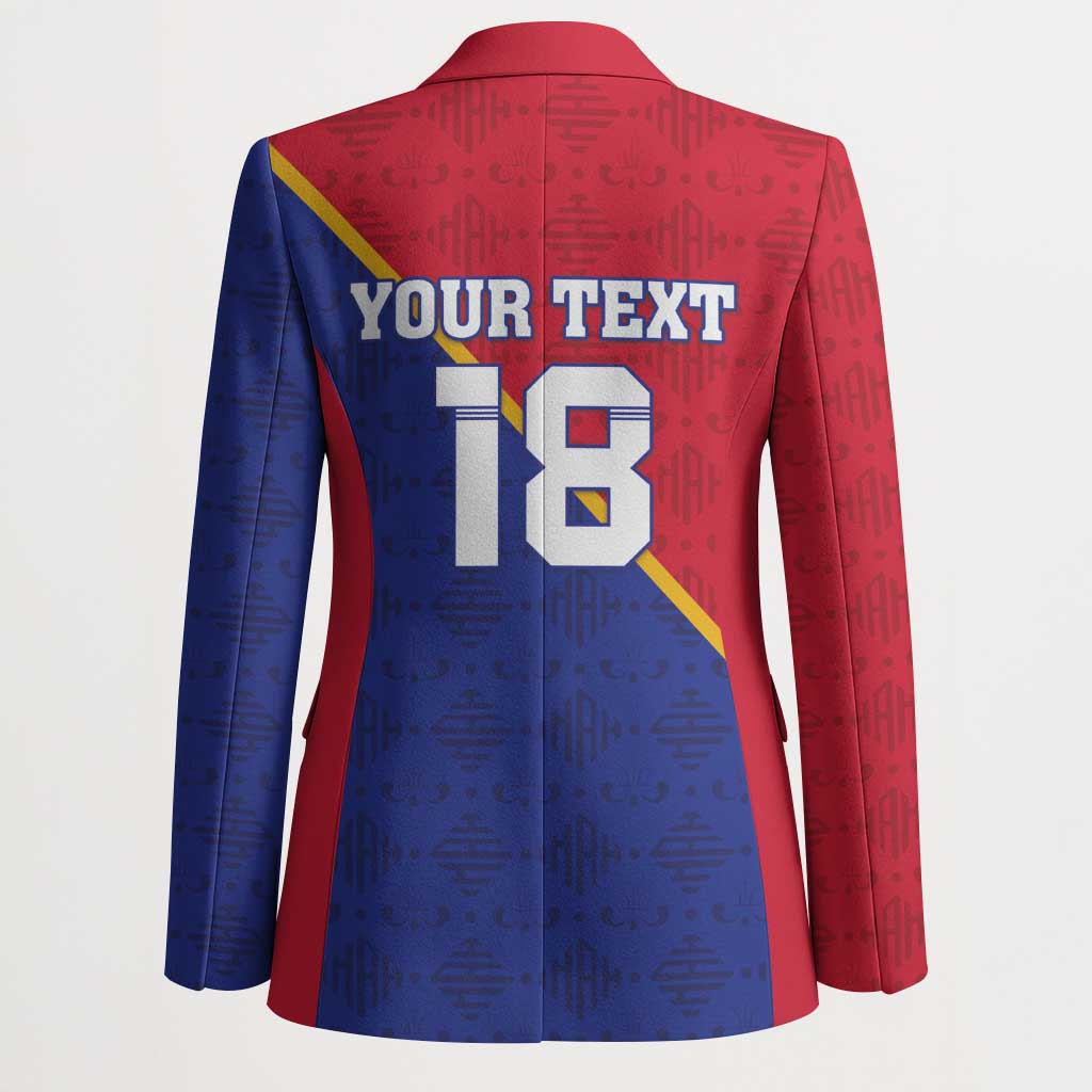 Custom Afro Haiti Football Blazer Les Grenadiers