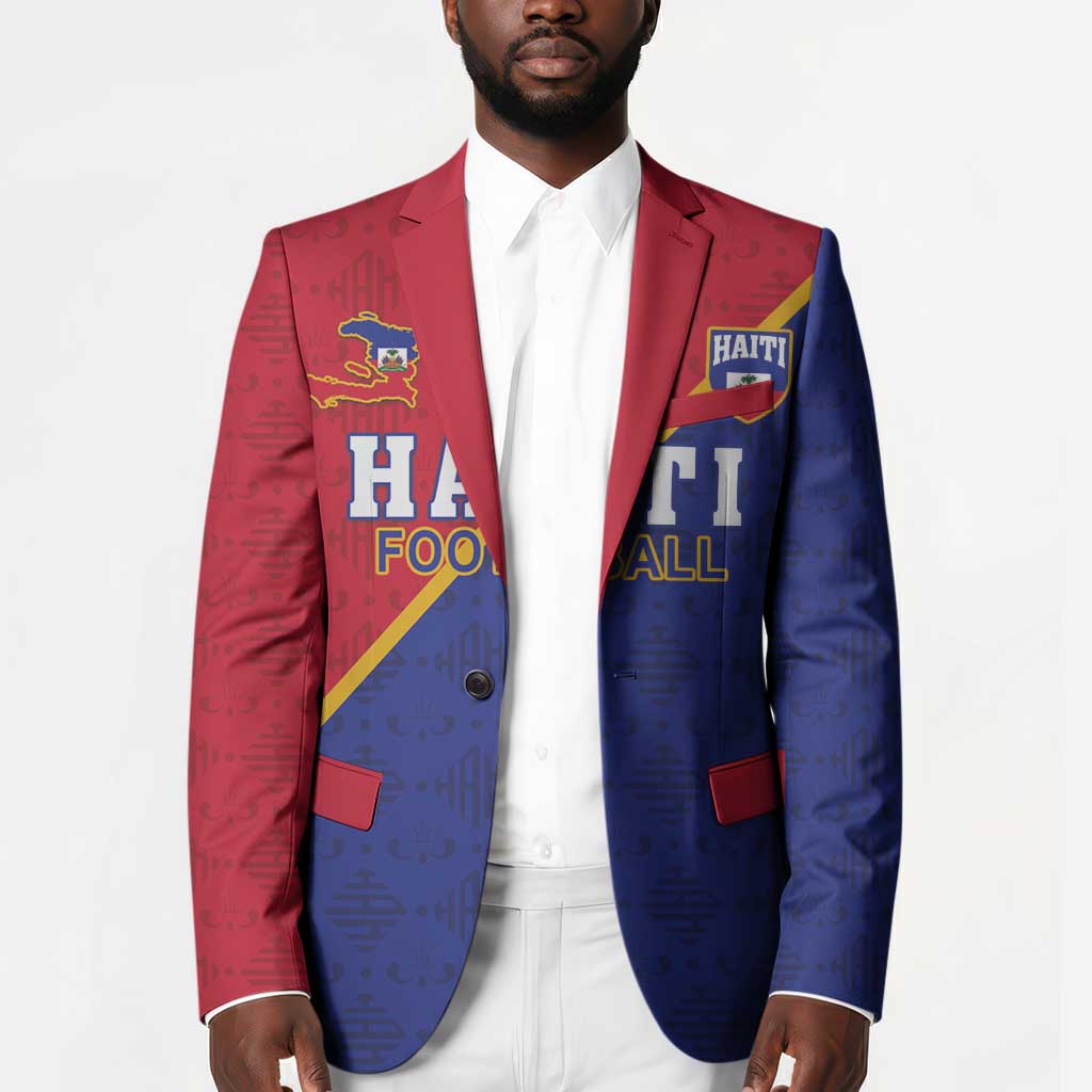Custom Afro Haiti Football Blazer Les Grenadiers