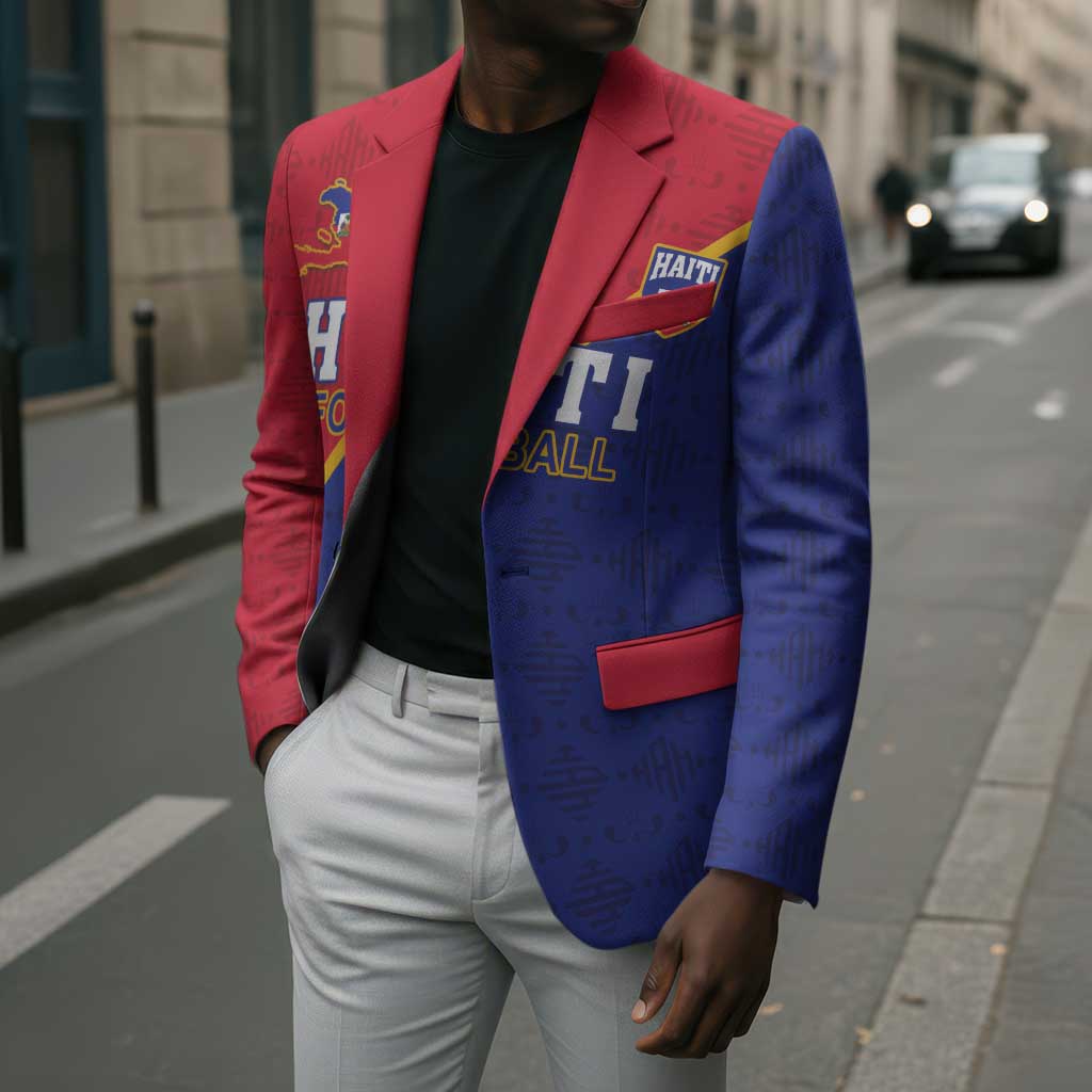 Custom Afro Haiti Football Blazer Les Grenadiers