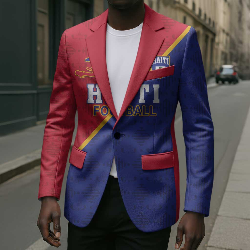 Custom Afro Haiti Football Blazer Les Grenadiers