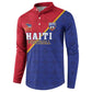 Custom Afro Haiti Football Button Sweatshirt Les Grenadiers