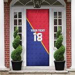 Custom Afro Haiti Football Door Cover Les Grenadiers