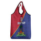 Custom Afro Haiti Football Grocery Bag Les Grenadiers - African Pride