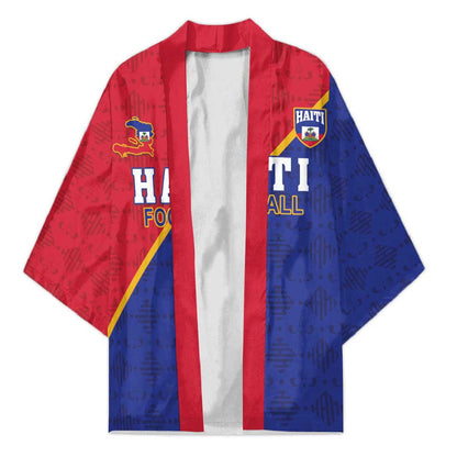 Custom Afro Haiti Football Kimono Les Grenadiers