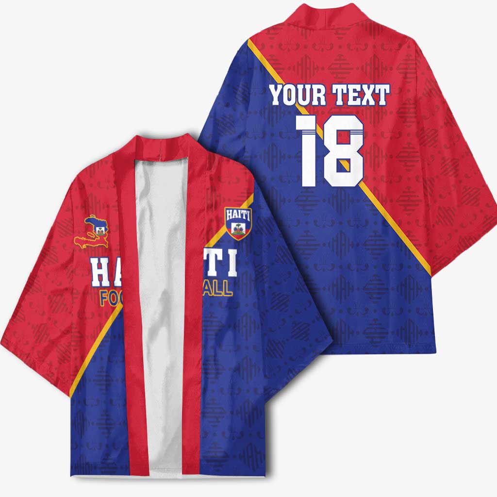 Custom Afro Haiti Football Kimono Les Grenadiers