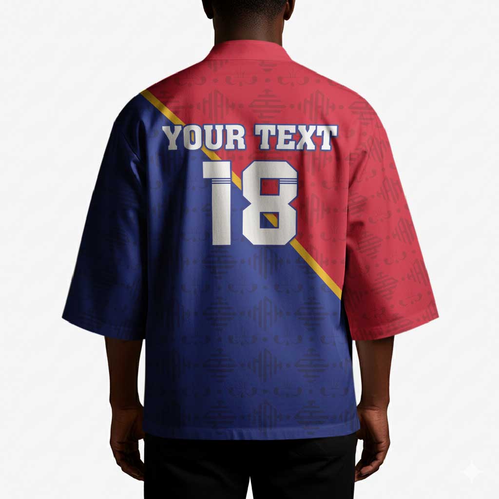 Custom Afro Haiti Football Kimono Les Grenadiers