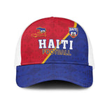 Afro Haiti Football Mesh Trucker Cap Les Grenadiers - African Pride