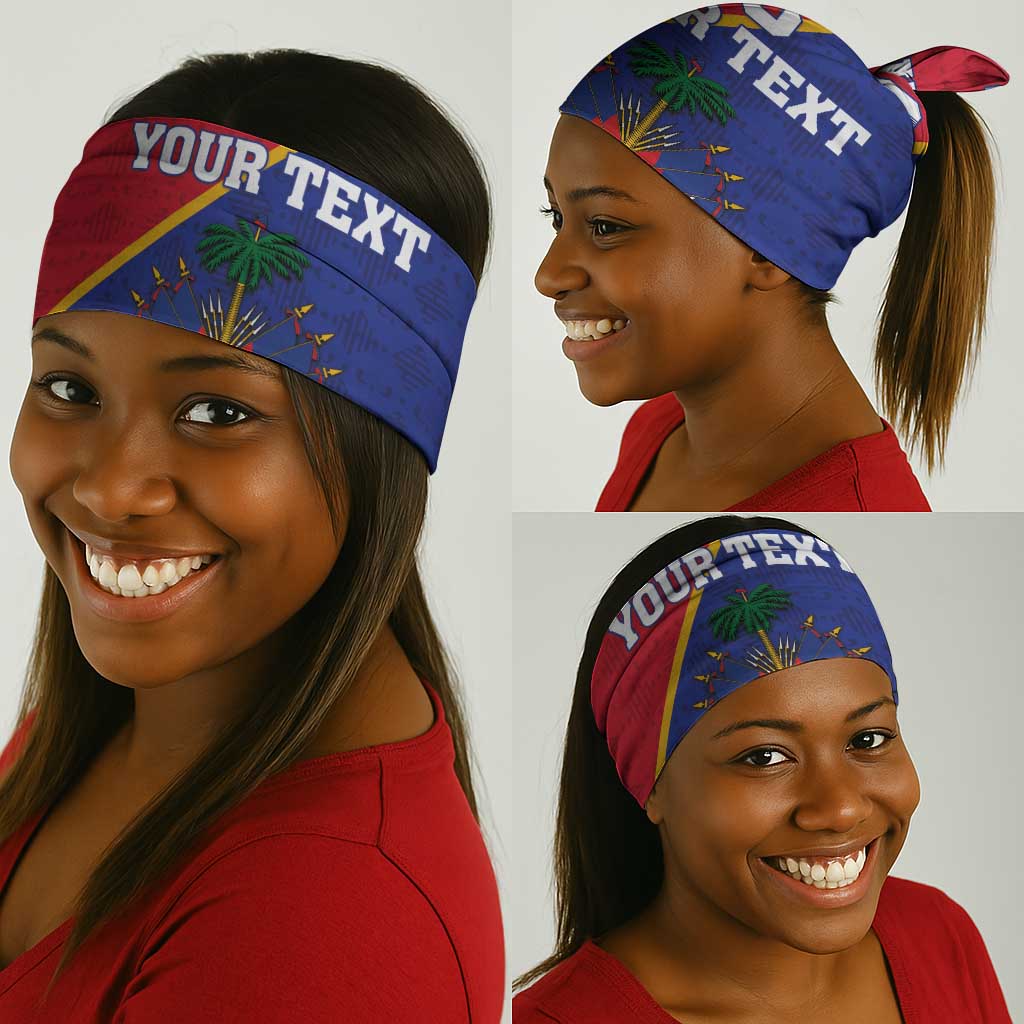 Custom Afro Haiti Football Neck Gaiter Les Grenadiers - African Pride