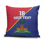 Custom Afro Haiti Football Pillow Cover Les Grenadiers