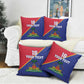 Custom Afro Haiti Football Pillow Cover Les Grenadiers