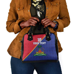 Custom Afro Haiti Football Shoulder Handbag Les Grenadiers - African Pride