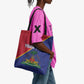 Custom Afro Haiti Football Tote Bag Les Grenadiers
